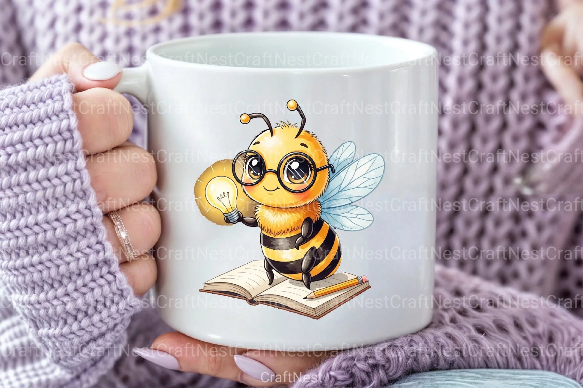 Back to School Bee Clipart Bundle 1 - CraftNest - Digital Crafting and Art