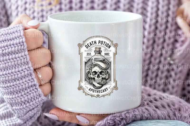 Vintage Halloween Potion Labels Clipart Bundle 4 - CraftNest - Digital Crafting and Art