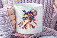 Messy Bun Bandana Mom Life Clipart Bundle 5 - CraftNest - Digital Crafting and Art