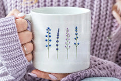 Wildflowers Brushstroke Clipart Bundle 3 - CraftNest - Digital Crafting and Art