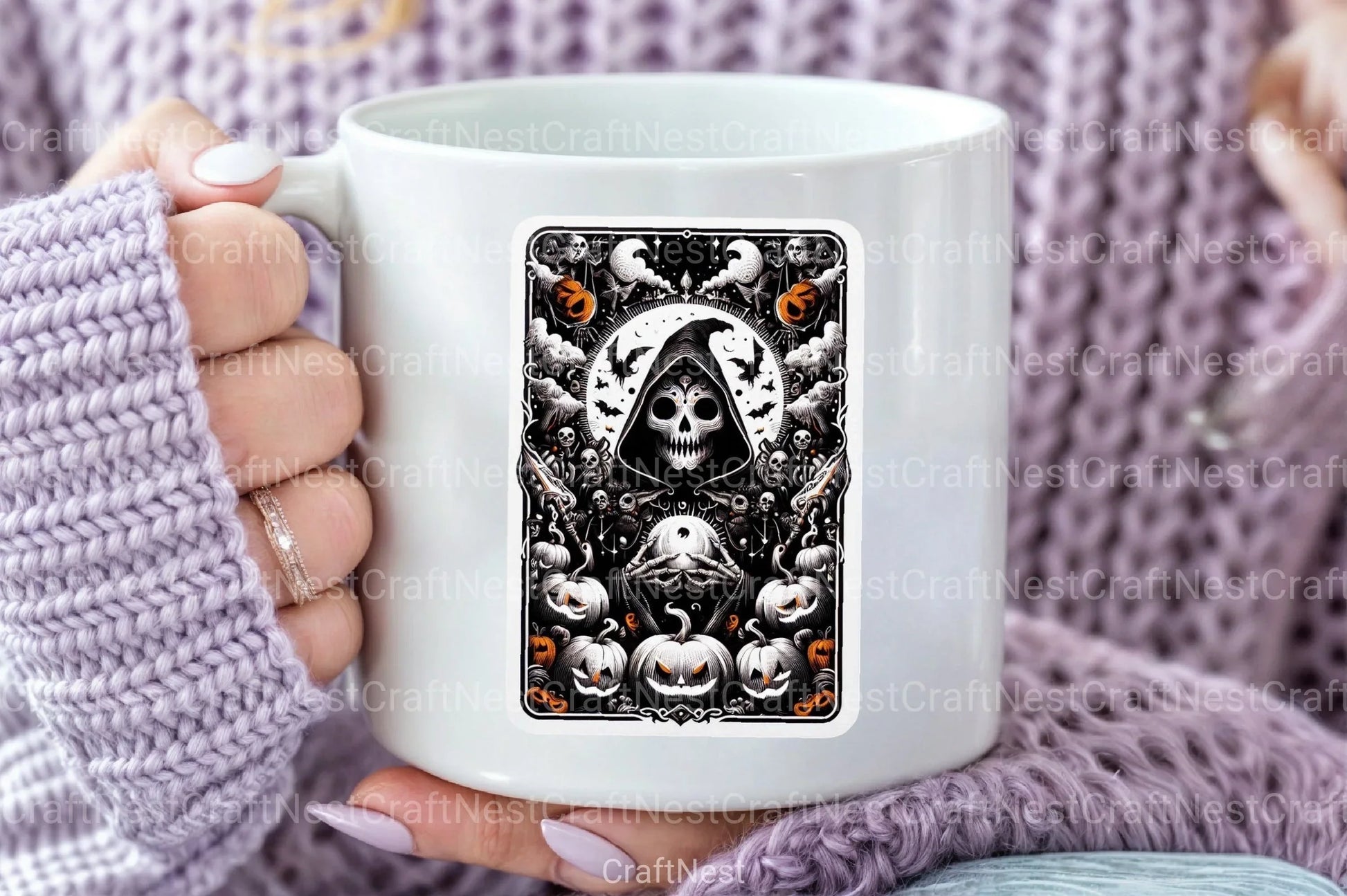 Halloween Tarot Card Clipart Bundle 77 - CraftNest - Digital Crafting and Art