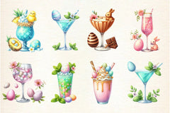 Easter Cocktail Collection Clipart Bundle - CraftNest - Digital Crafting and Art