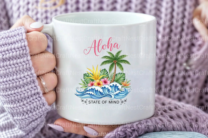 Summer Aloha Beach Boho Floral Clipart Bundle - CraftNest - Digital Crafting and Art