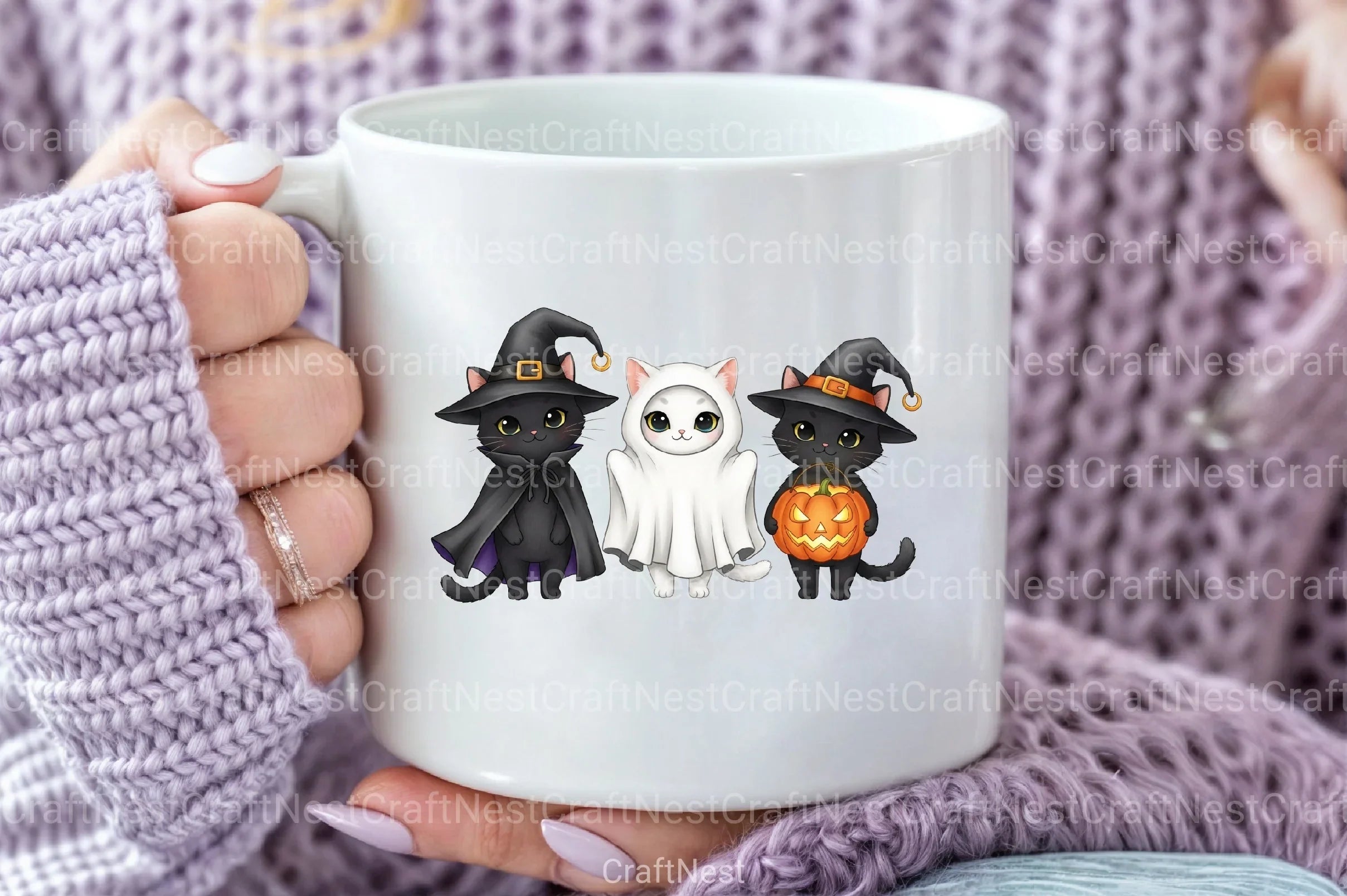Halloween Cat Clipart Bundle 13 - CraftNest - Digital Crafting and Art