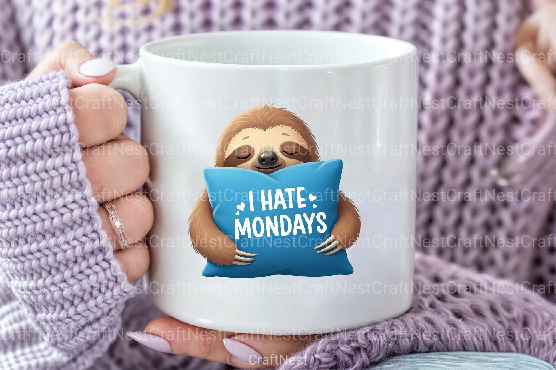 Funny Sloth Quotes Clipart Bundle 1 - CraftNest - Digital Crafting and Art