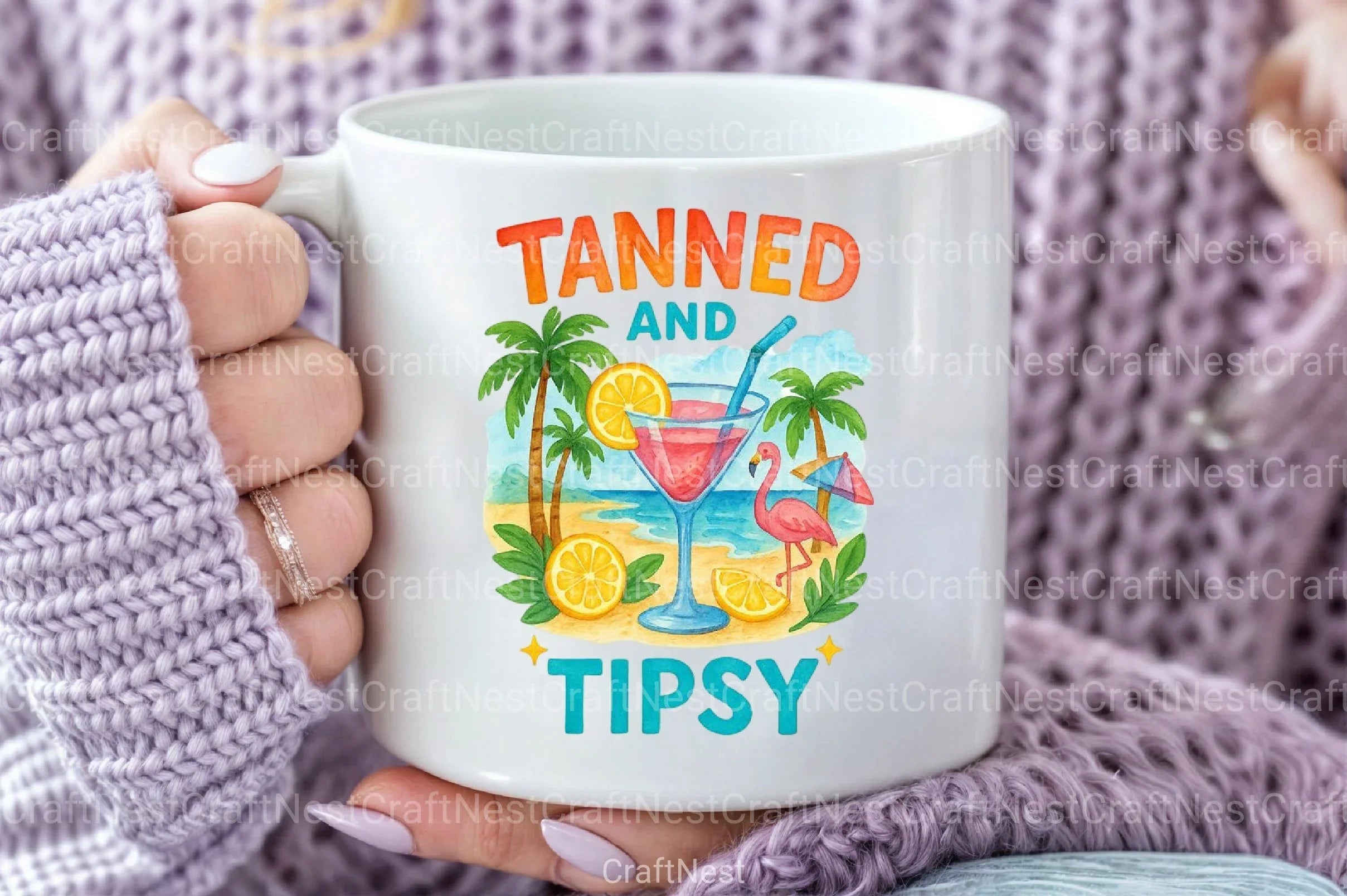 Tanned Tipsy Summer Clipart Bundle - CraftNest - Digital Crafting and Art
