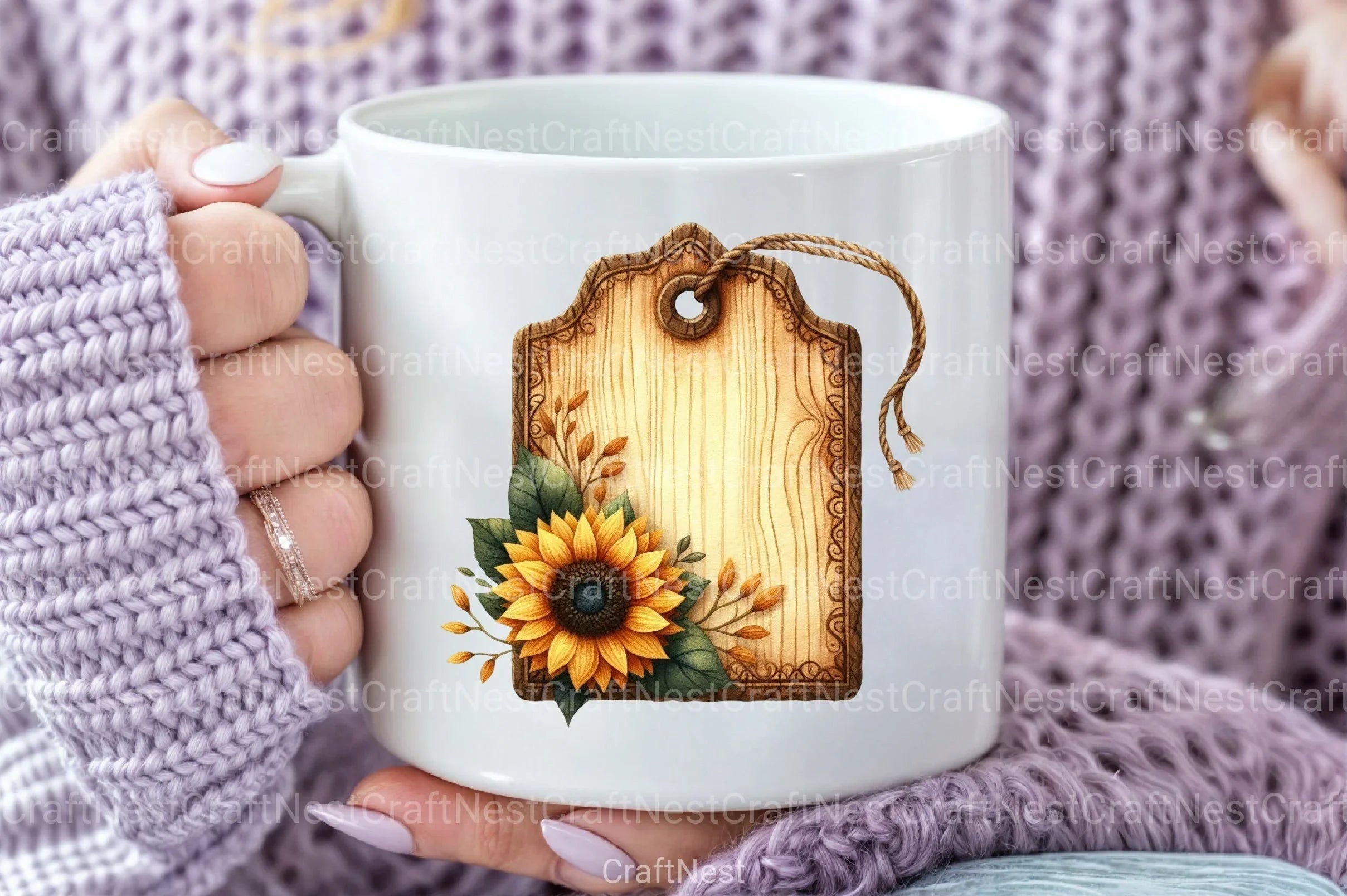 Vintage Wooden Autumn Tags Clipart Bundle 12 - CraftNest - Digital Crafting and Art