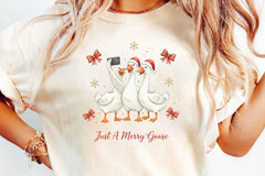 Merry Goose Clipart Bundle - CraftNest - Digital Crafting and Art