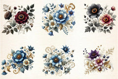 Flower Clipart Bundle - CraftNest - Digital Crafting and Art