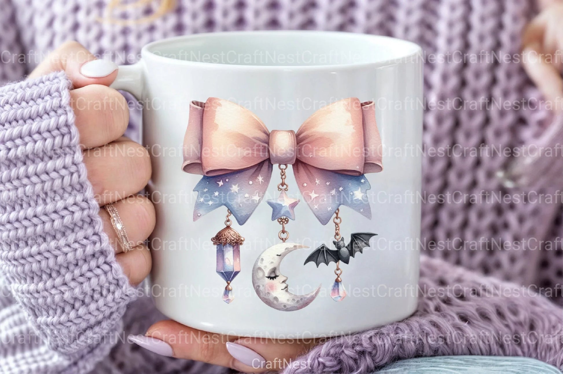 Halloween Coquette Bow Clipart Bundle 5 - CraftNest - Digital Crafting and Art