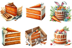 Carrot Cake Clipart Bundle - CraftNest - Digital Crafting and Art