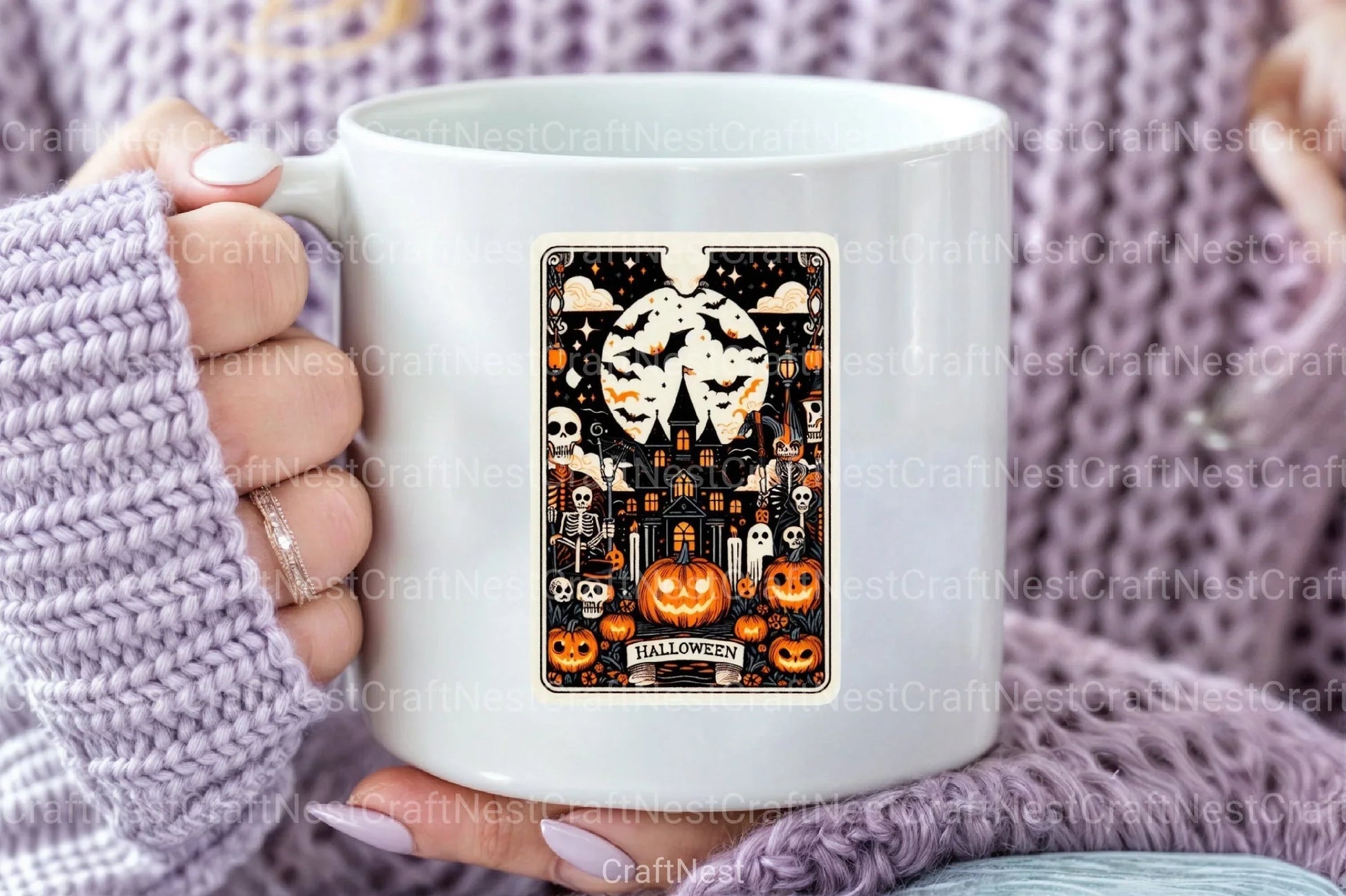 Halloween Tarot Card Clipart Bundle 24 - CraftNest - Digital Crafting and Art