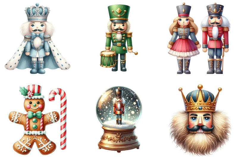 Christmas Nutcracker Clipart Bundle - CraftNest - Digital Crafting and Art