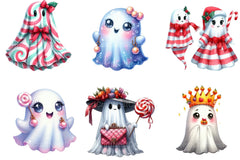 Candy Couture Ghost Halloween Clipart Bundle - CraftNest - Digital Crafting and Art