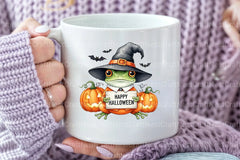 Happy Halloween Frog Clipart Bundle - CraftNest - Digital Crafting and Art