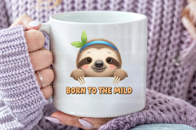 Funny Sloth Quotes & Clipart Bundle 4 - CraftNest - Digital Crafting and Art