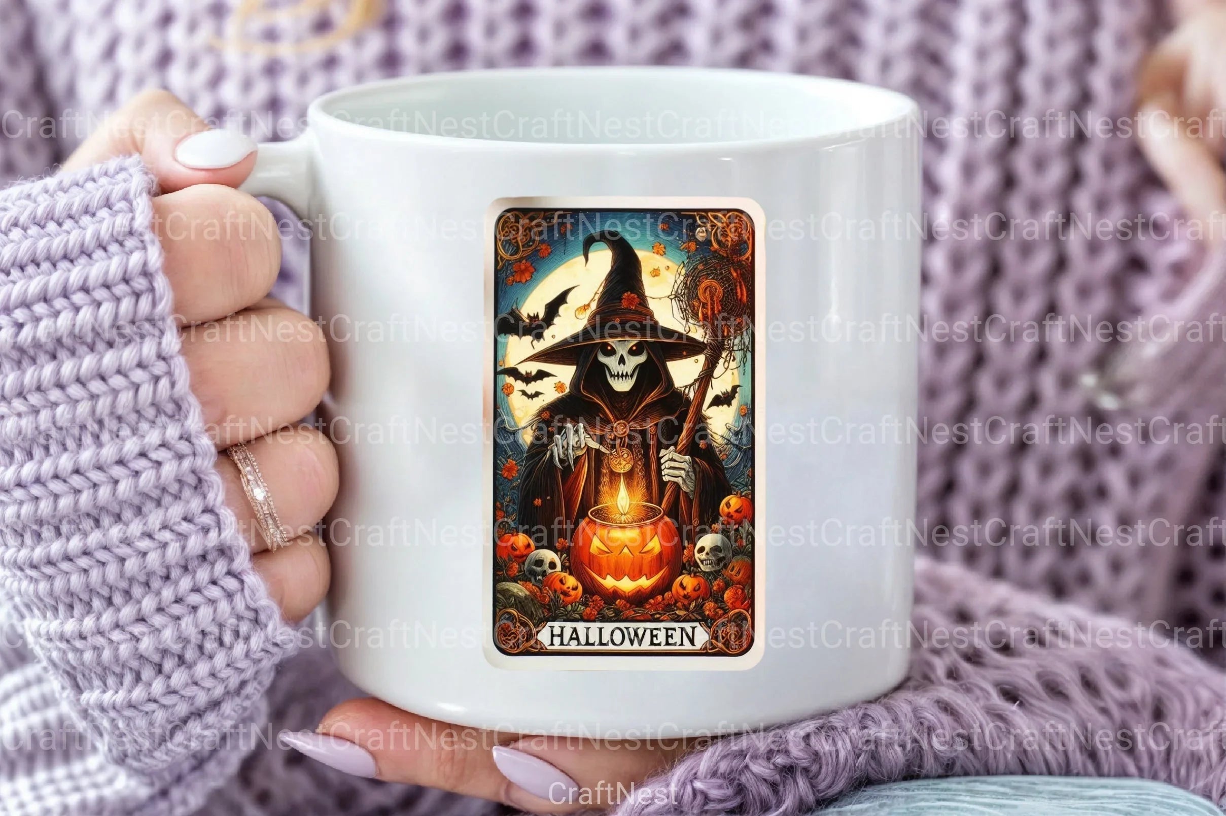 Halloween Tarot Card Clipart Bundle 15 - CraftNest - Digital Crafting and Art