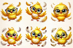 Funny Birds Clipart Bundle - CraftNest - Digital Crafting and Art