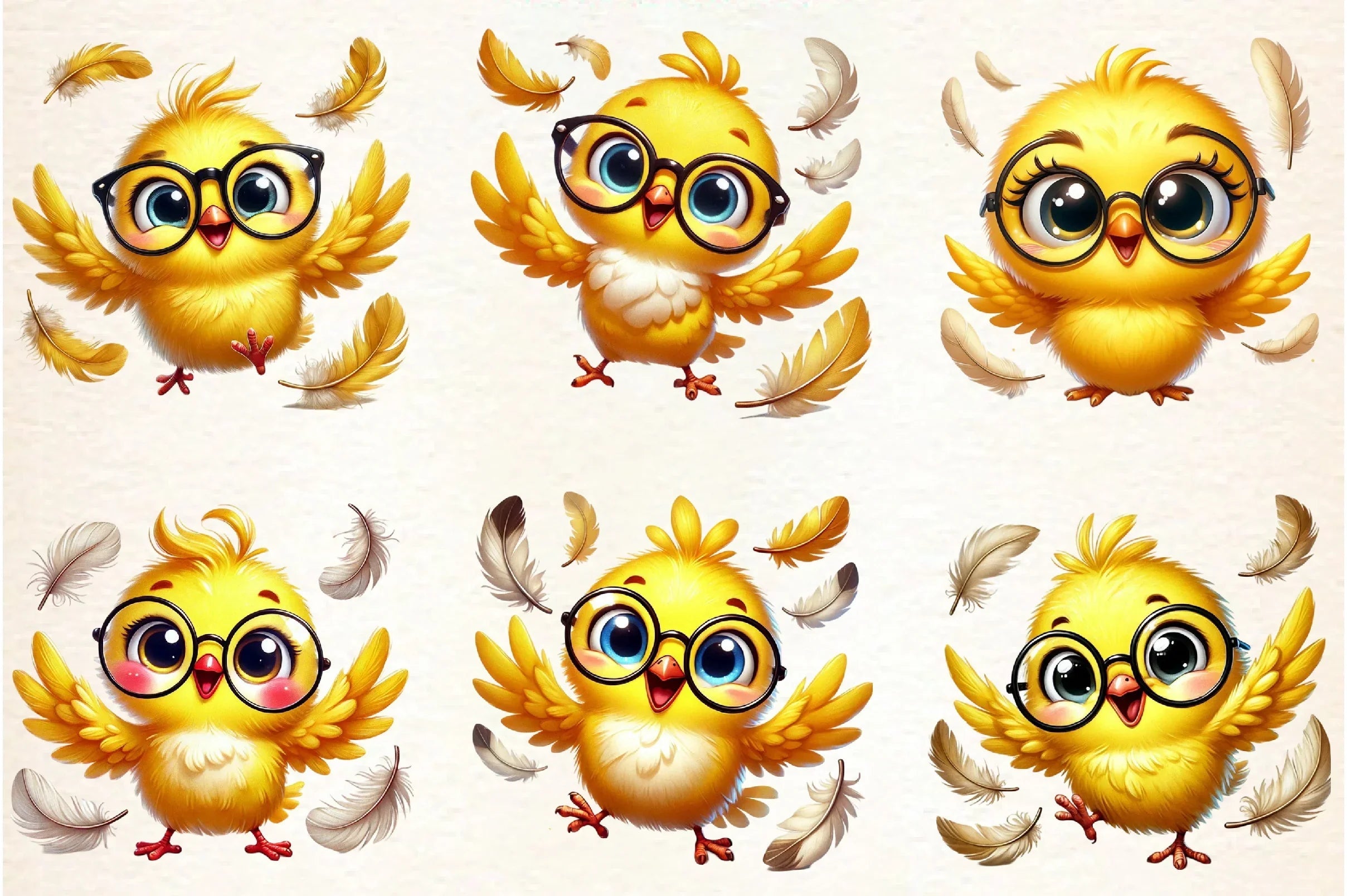 Funny Birds Clipart Bundle - CraftNest - Digital Crafting and Art