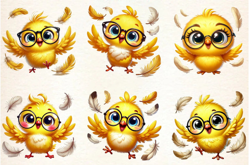Funny Birds Clipart Bundle - CraftNest - Digital Crafting and Art