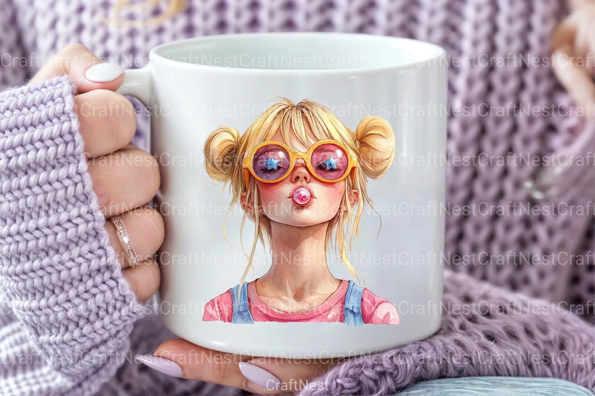 Blonde Quirky Girl Clipart Bundle - CraftNest - Digital Crafting and Art