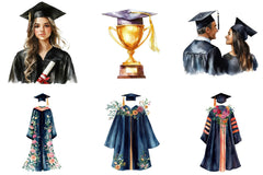 Graduation Clipart Bundle - CraftNest - Digital Crafting and Art