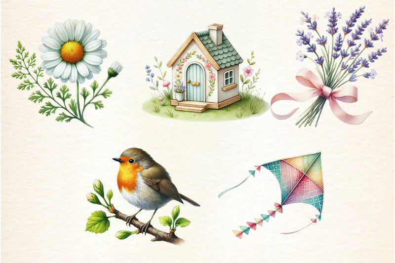 Spring Clipart Bundle - CraftNest - Digital Crafting and Art