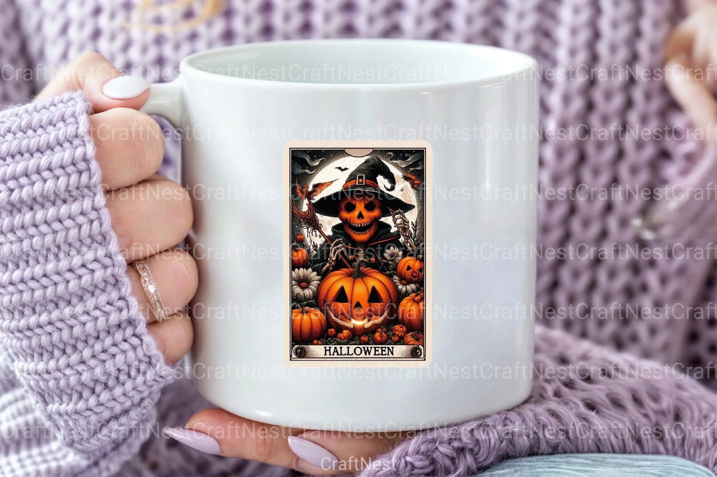 Halloween Tarot Card Clipart Bundle 19 - CraftNest - Digital Crafting and Art