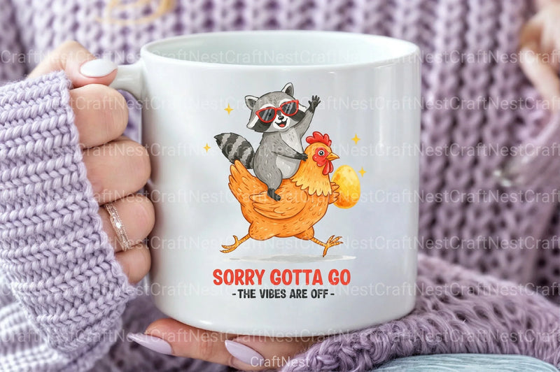 Raccoon Chicken Farm Clipart Bundle - CraftNest - Digital Crafting and Art