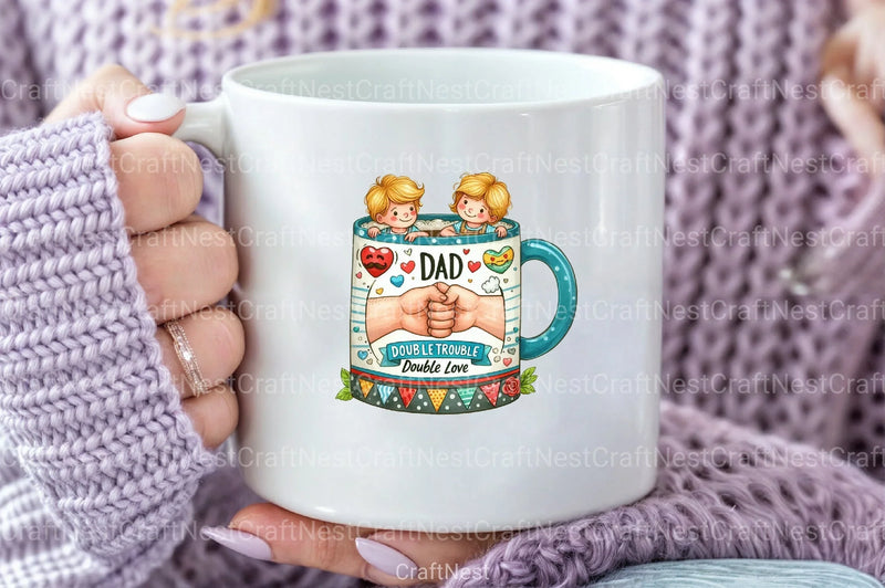 Kids Father’s Day Fist Bump Clipart Bundle 5 - CraftNest - Digital Crafting and Art