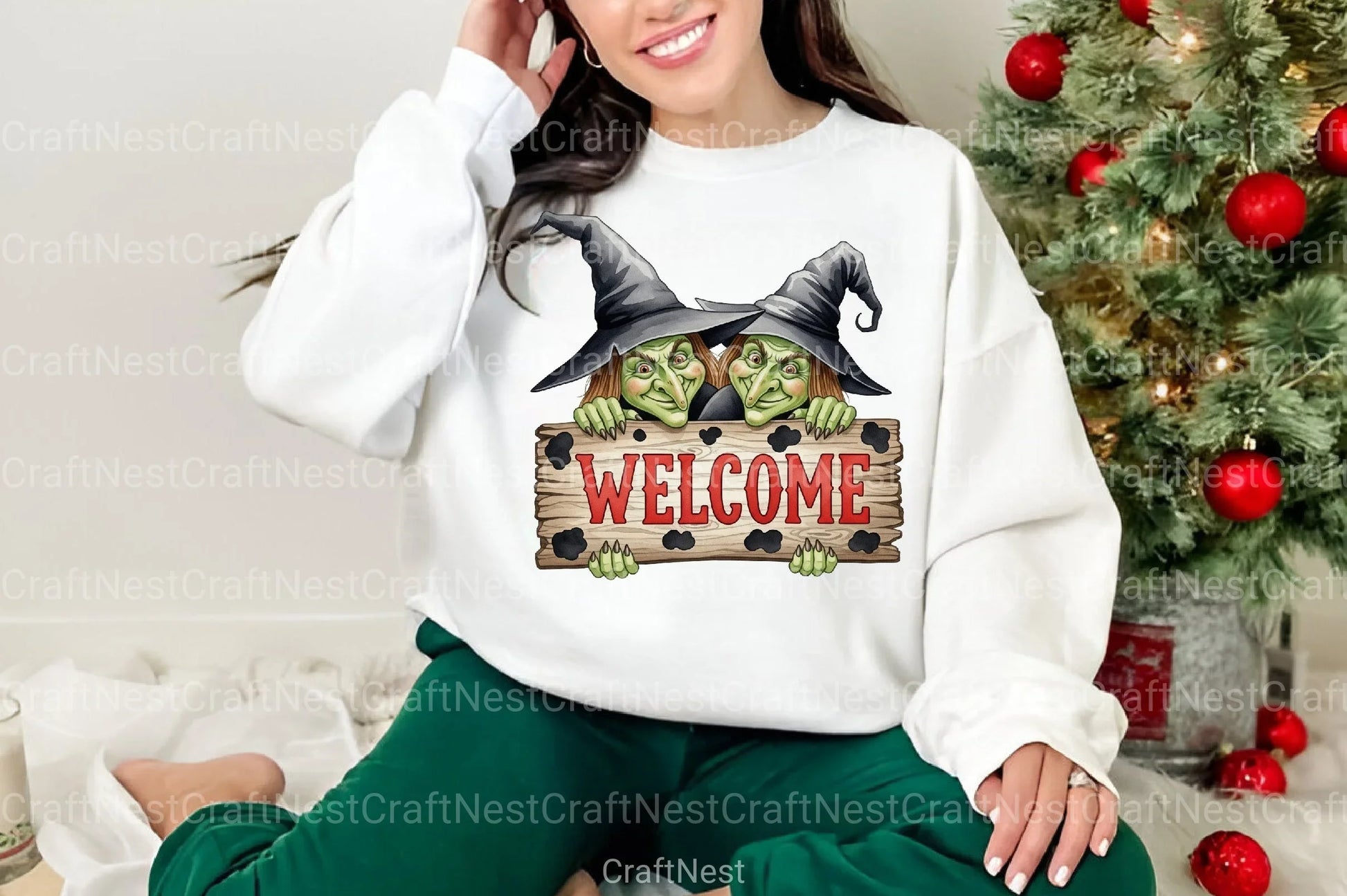 Witches Welcome Illustration Art Clipart Bundle - CraftNest - Digital Crafting and Art