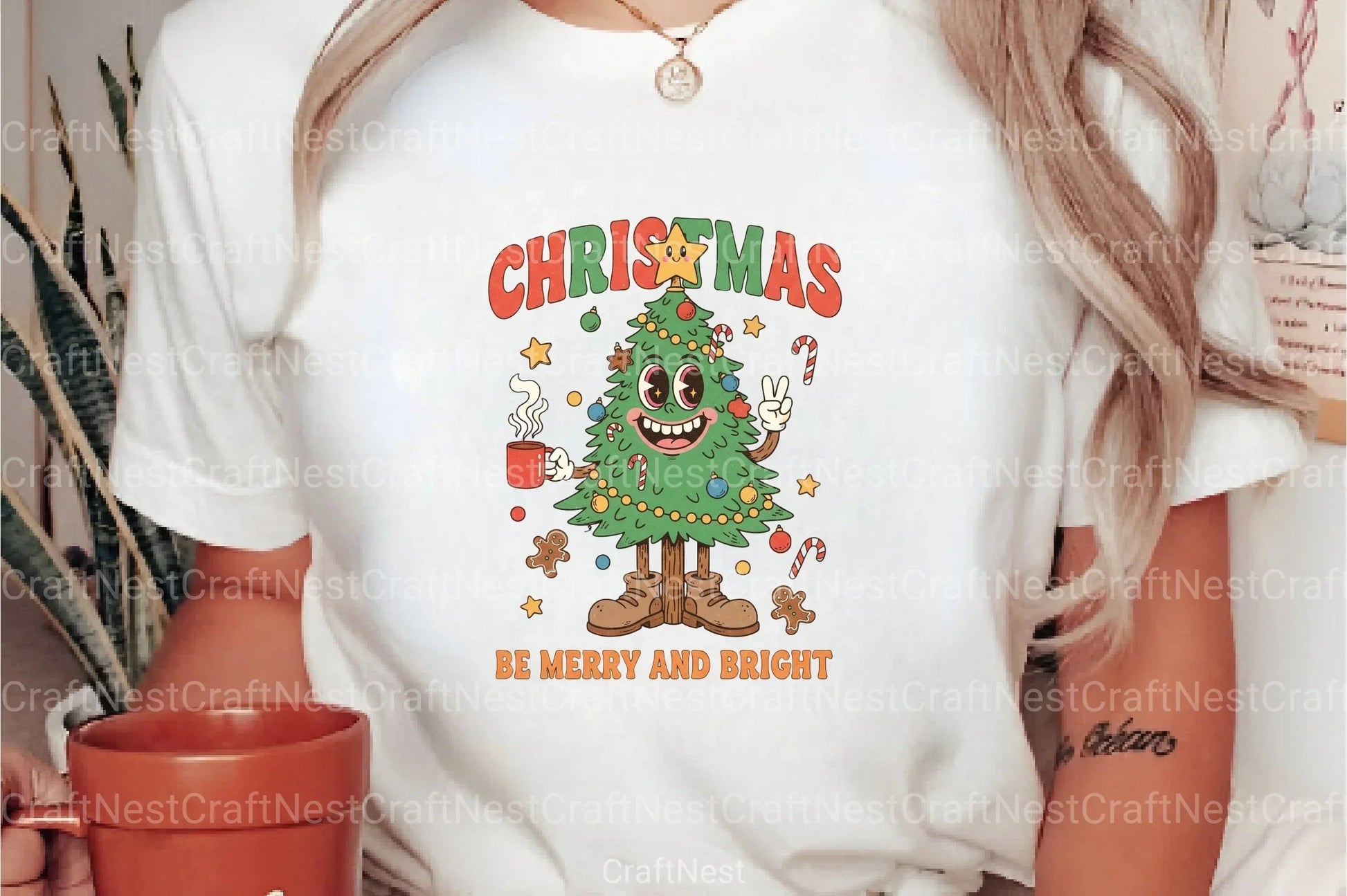 Merry & Bright Christmas Santa Claus Clipart Bundle - CraftNest - Digital Crafting and Art