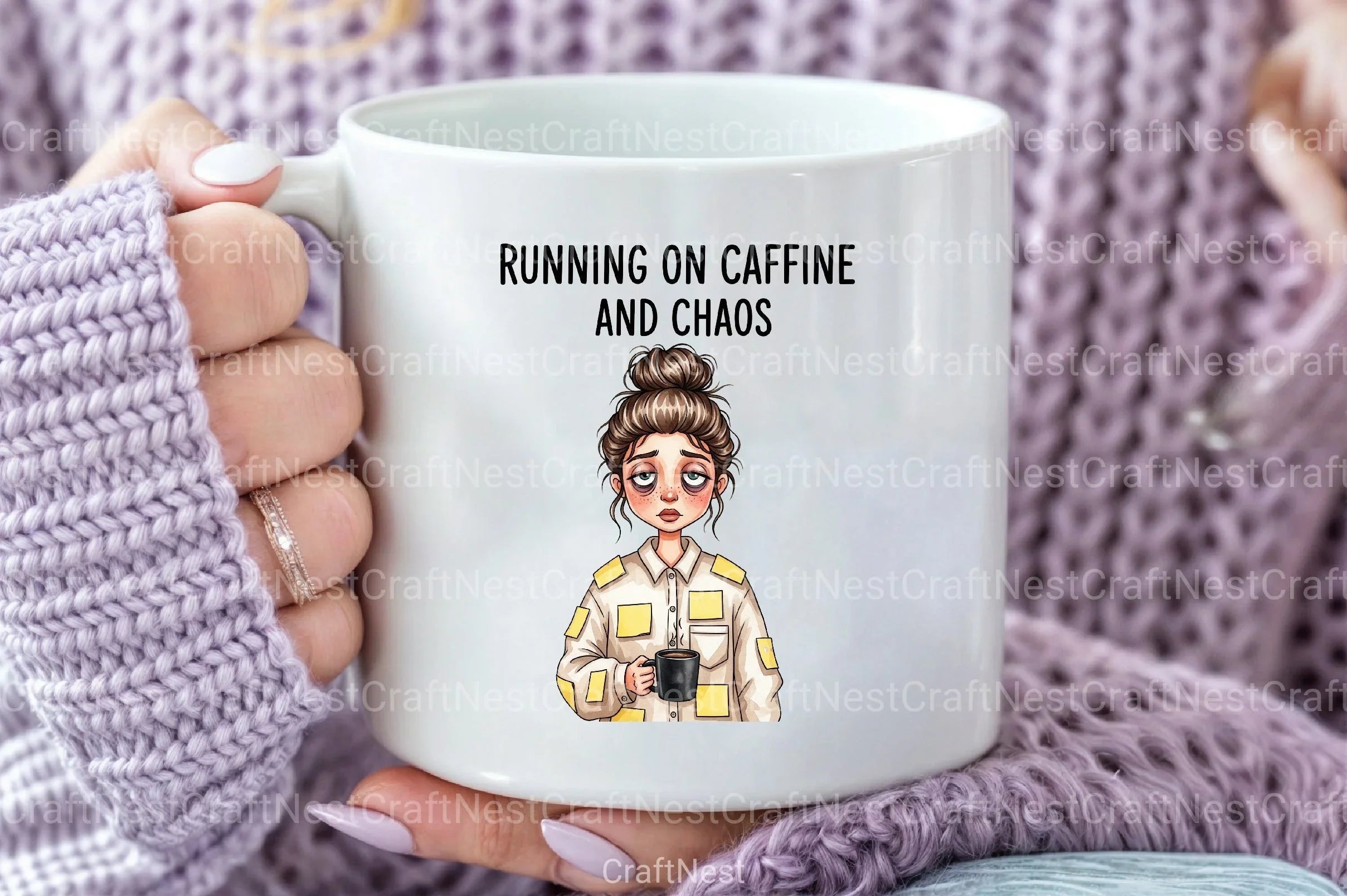 Sarcastic Funny Girl Can't Adult Today Clipart Bundle 3 - CraftNest - Digital Crafting and Art