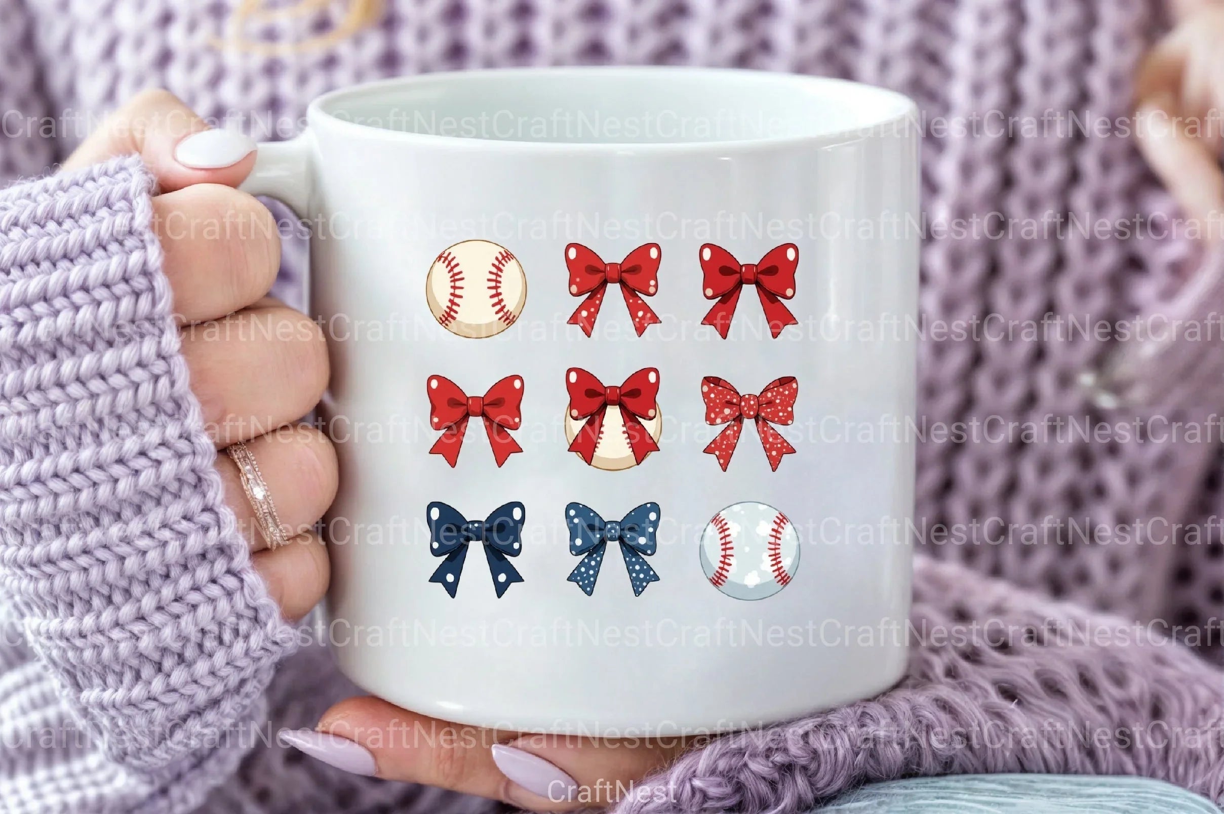 Baseball Coquette Bow Clipart Bundle - CraftNest - Digital Crafting and Art