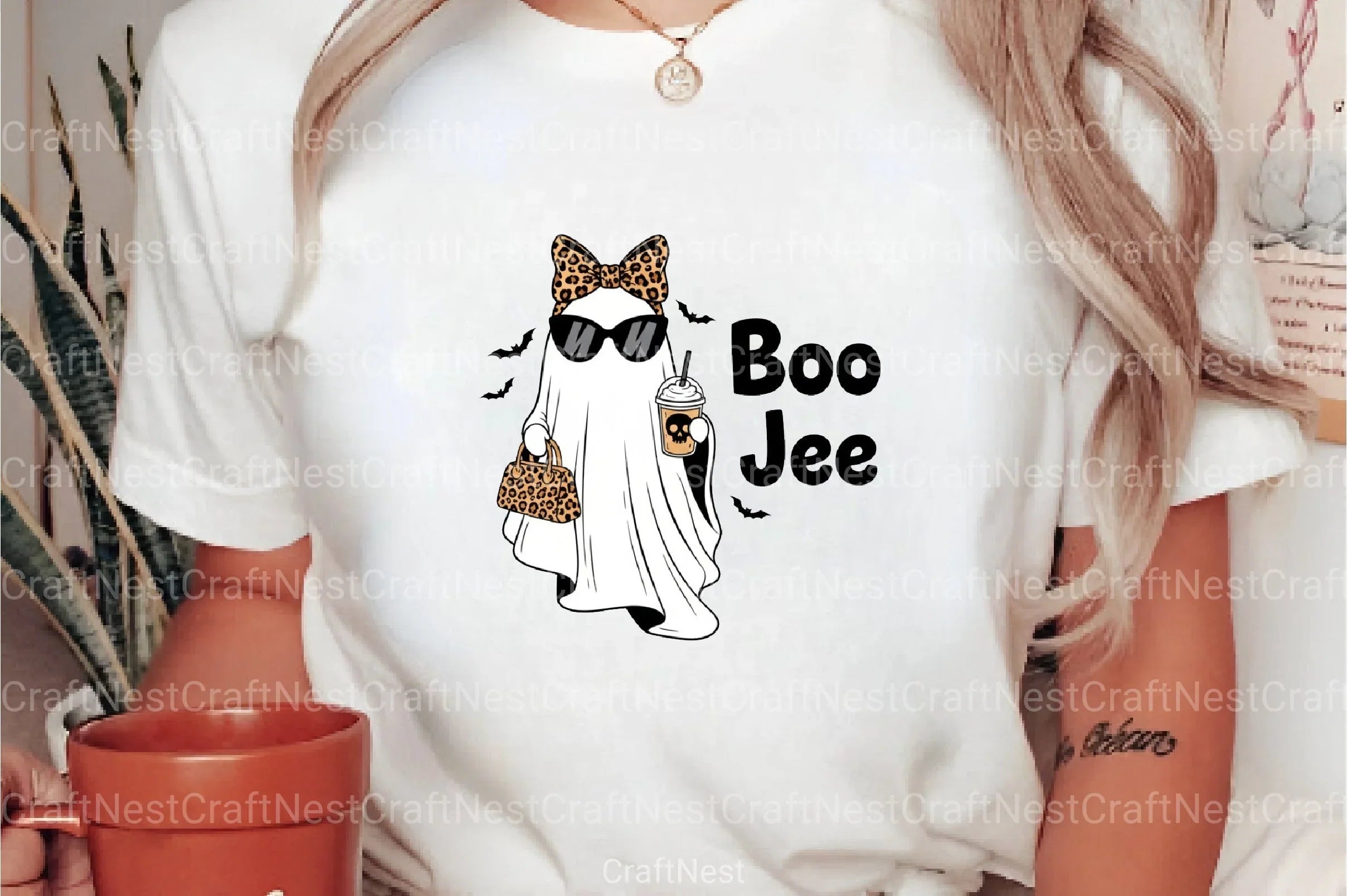 Halloween Boo Jee Ghost Clipart Bundle - CraftNest - Digital Crafting and Art