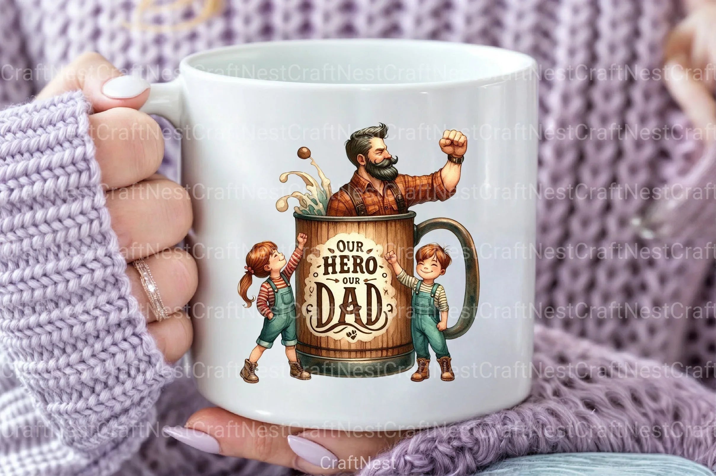 Kids Father’s Day Fist Bump Clipart Bundle 10 - CraftNest - Digital Crafting and Art