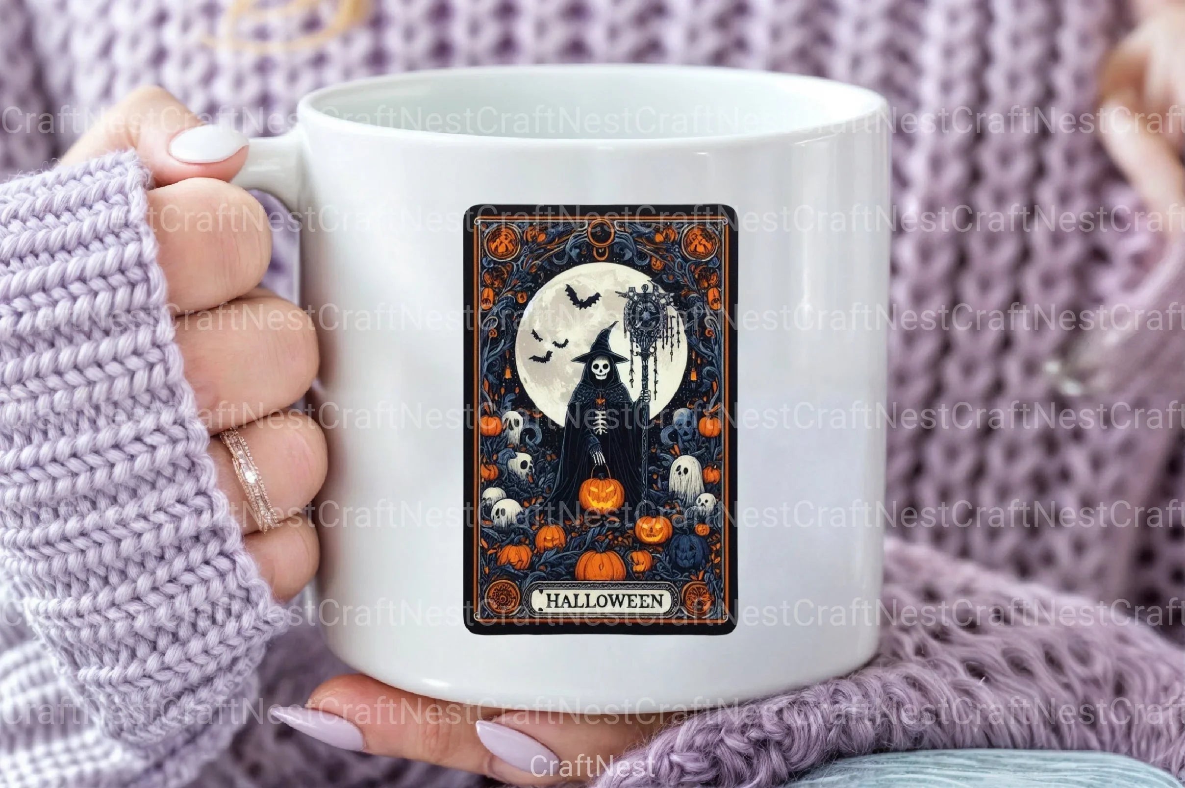 Halloween Tarot Card Clipart Bundle 10 - CraftNest - Digital Crafting and Art
