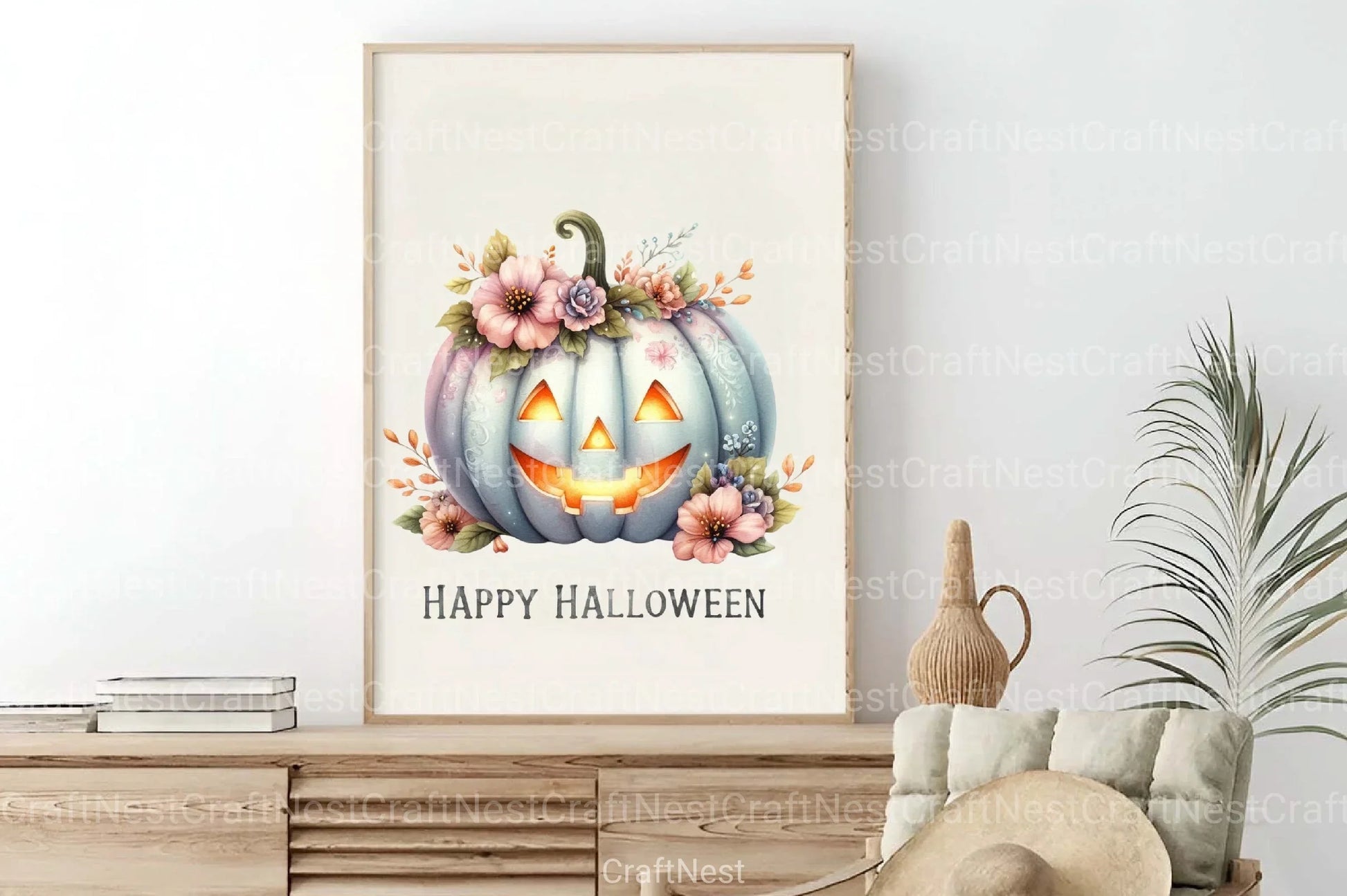 Happy Halloween Ghost Clipart Bundle - CraftNest - Digital Crafting and Art