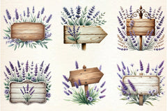Spring Wooden Signs Clipart Bundle - CraftNest - Digital Crafting and Art