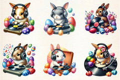 Hip Hop Bunny Easter Clipart Bundle - CraftNest - Digital Crafting and Art