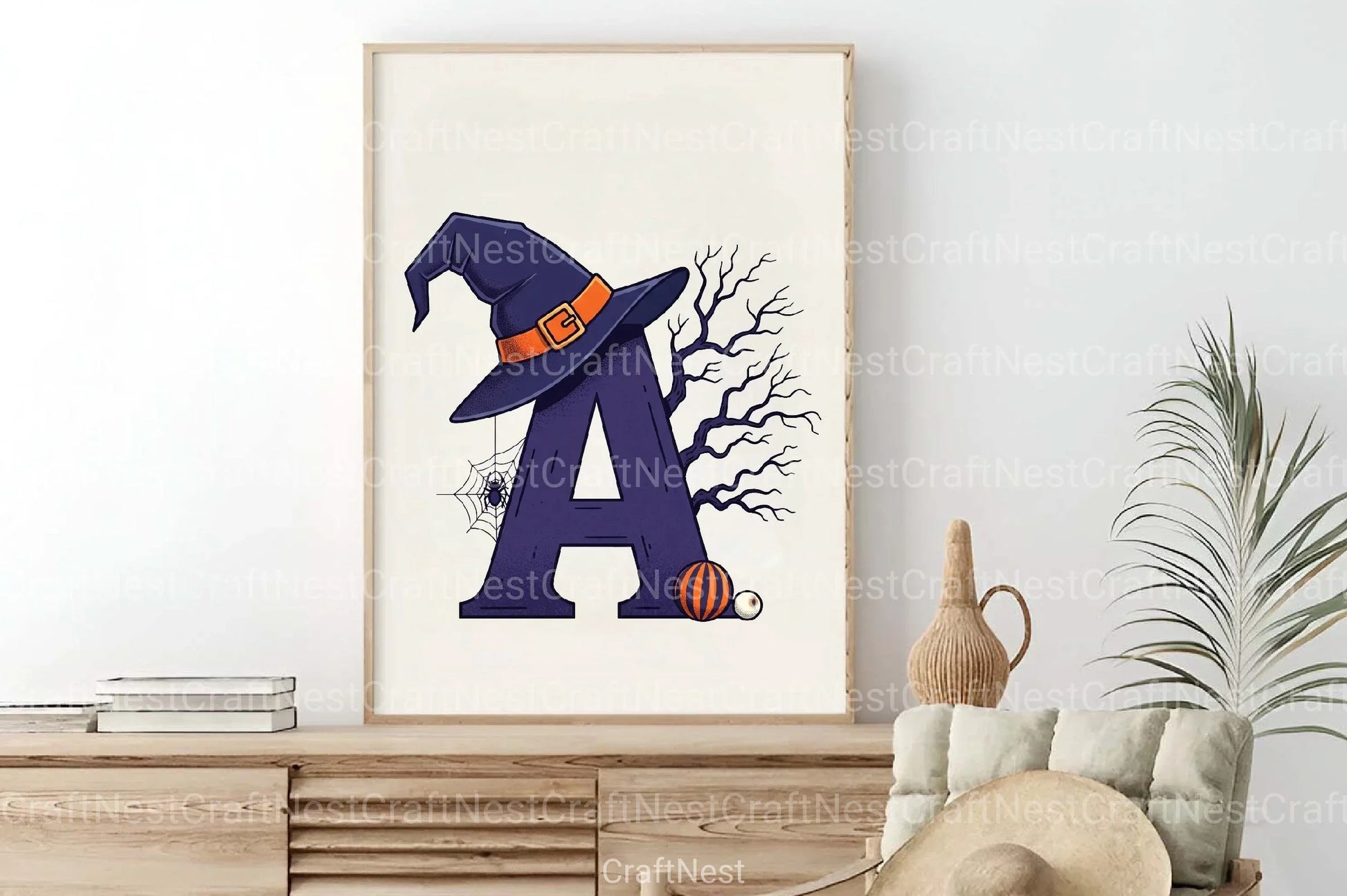 Halloween Alphabet Clipart Bundle 4 - CraftNest - Digital Crafting and Art