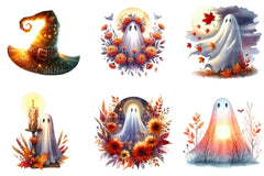 Autumn Dawn Halloween Clipart Bundle 2 - CraftNest - Digital Crafting and Art