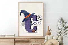 Halloween Alphabet Clipart Bundle 8 - CraftNest - Digital Crafting and Art