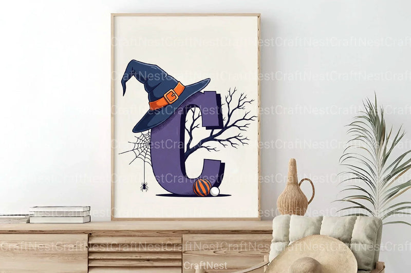 Halloween Alphabet Clipart Bundle 8 - CraftNest - Digital Crafting and Art