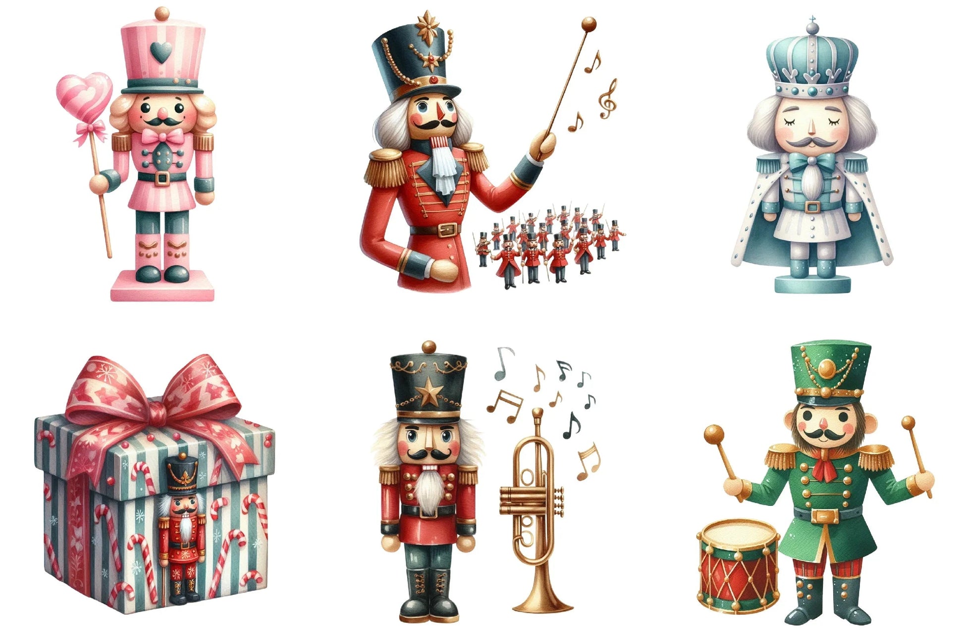 Christmas Nutcracker Clipart Bundle - CraftNest - Digital Crafting and Art