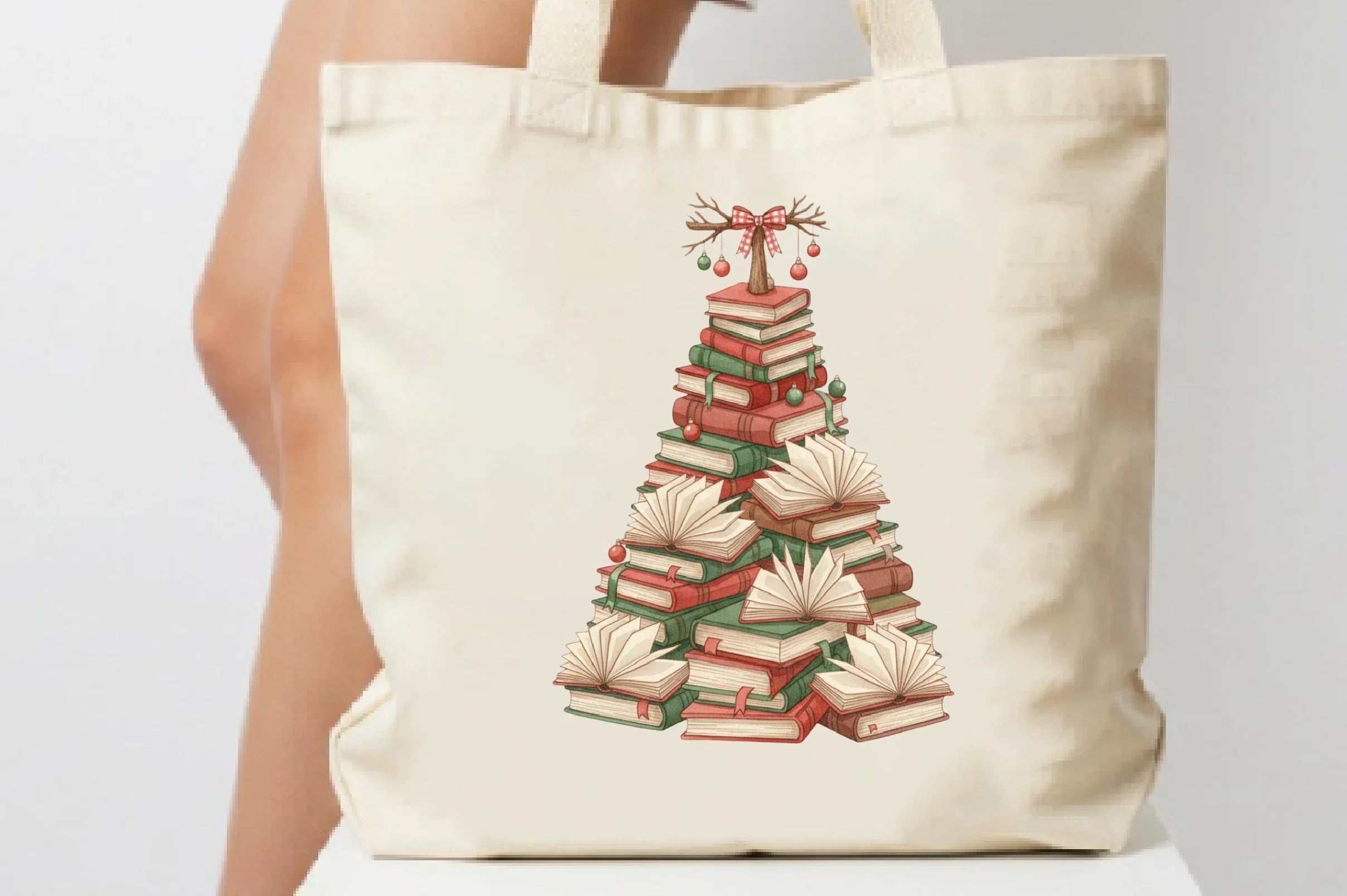Christmas Tree Books Teacher Clipart Bundle - CraftNest - Digital Crafting and Art