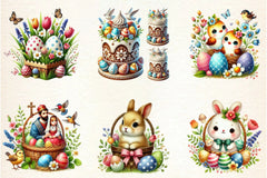 Easter Coquetter Clipart Bundle - CraftNest - Digital Crafting and Art