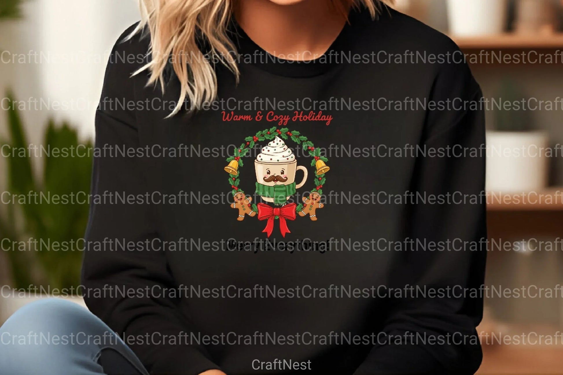 Warm & Cozy Retro Christmas Clipart Bundle - CraftNest - Digital Crafting and Art