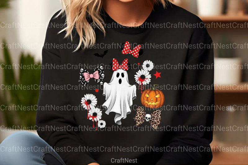 Halloween Ghost Clipart Bundle 15 - CraftNest - Digital Crafting and Art