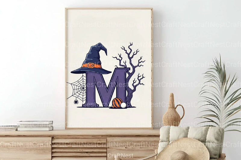 Halloween Alphabet Clipart Bundle 15 - CraftNest - Digital Crafting and Art